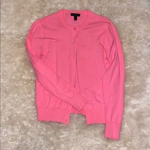 J. Crew pink cardigan